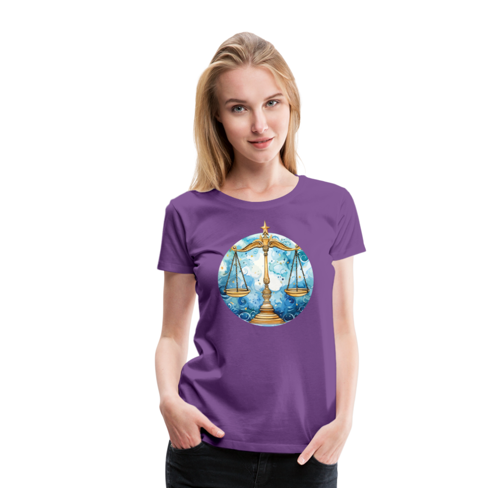 Women’sMythical Libra Premium T-Shirt - purple