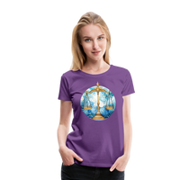 Thumbnail for Women’sMythical Libra Premium T-Shirt - purple