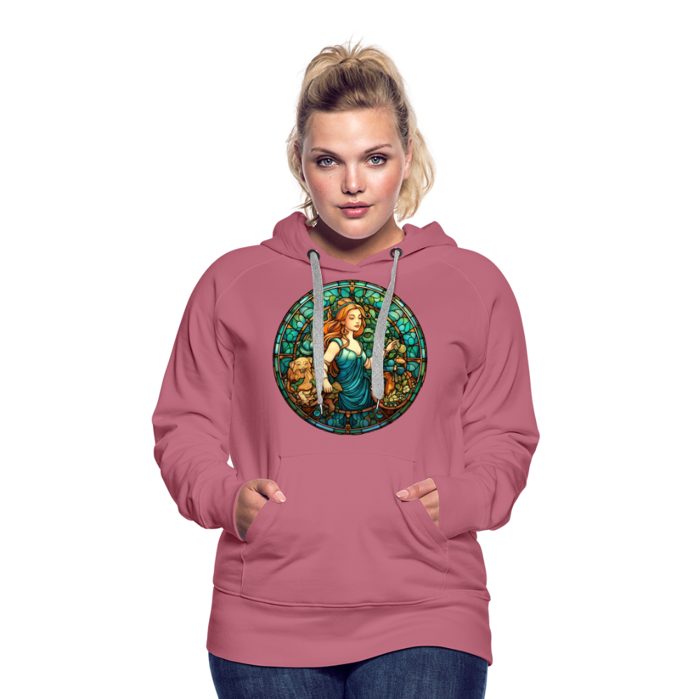 Women’s Mosaic Virgo Premium Hoodie - mauve