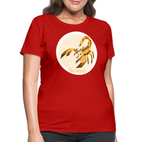 Thumbnail for Women's Mosaic Scorpio T-Shirt - red