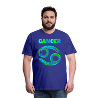 Thumbnail for Men's Power Words Cancer Premium T-Shirt - royal blue