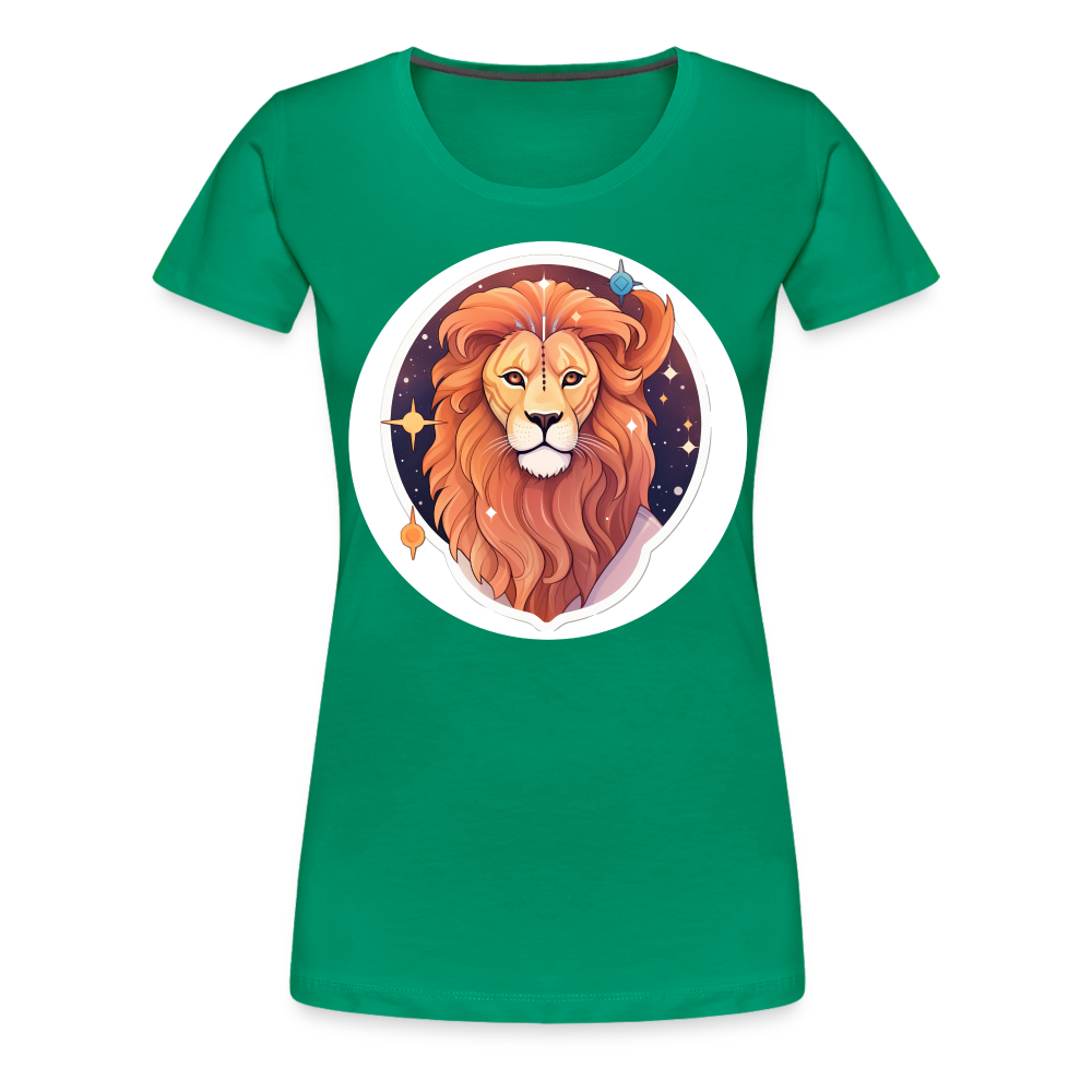 Women's Symbol Leo Premium T-Shirt - kelly green