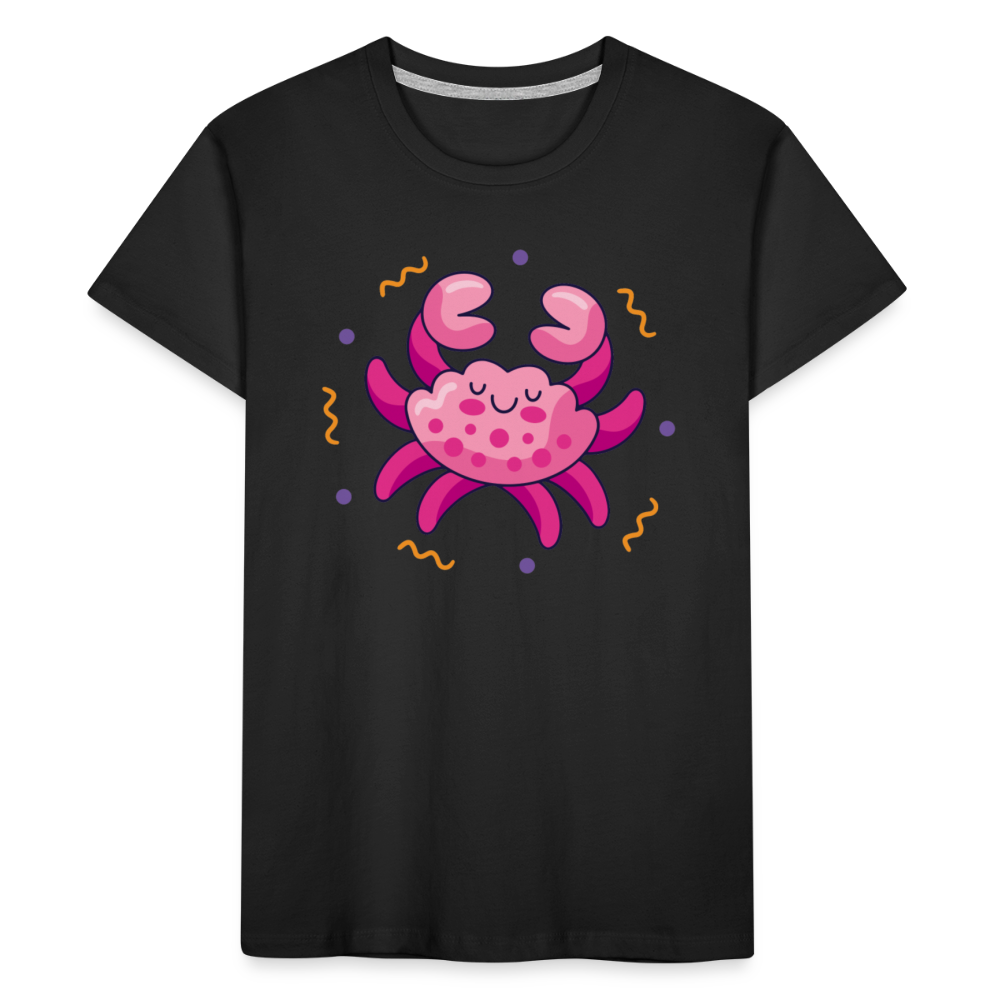 Kid’s Zany Cancer Premium Organic T-Shirt - black