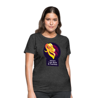 Thumbnail for Women's Glow Aries T-Shirt - heather black