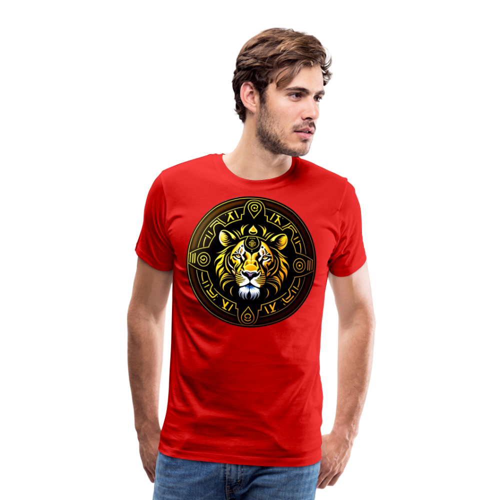 Men's Mythical Leo Premium T-Shirt - red