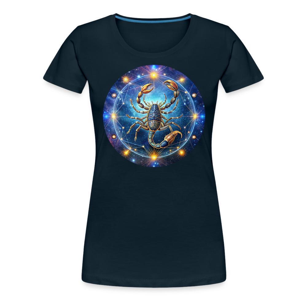 Women’s Symbol Scorpio Premium T-Shirt - deep navy