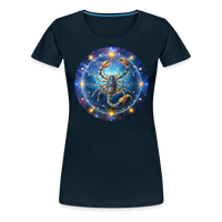 Thumbnail for Women’s Symbol Scorpio Premium T-Shirt - deep navy