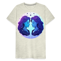 Thumbnail for Men's Magic Gemini Premium T-Shirt - heather oatmeal