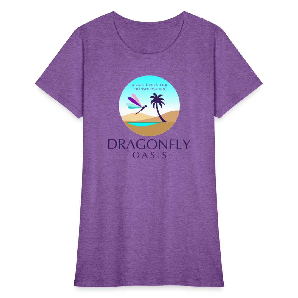 Women's Dragonfly Oasis V.1 Capricorn T-Shirt - purple heather