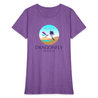 Thumbnail for Women's Dragonfly Oasis V.1 Capricorn T-Shirt - purple heather