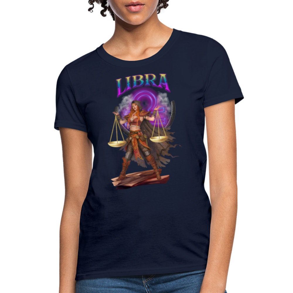 Astral Libra Women's T-Shirt - navy