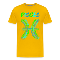 Thumbnail for Men's Power Words Pisces Premium T-Shirt - sun yellow