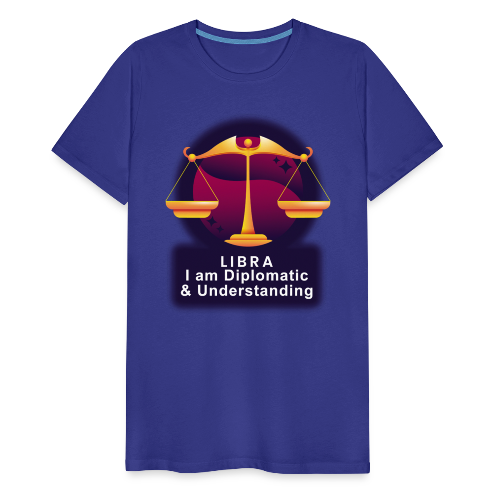 Men's Glow Libra Premium T-Shirt - royal blue