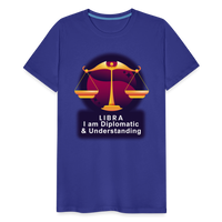 Thumbnail for Men's Glow Libra Premium T-Shirt - royal blue