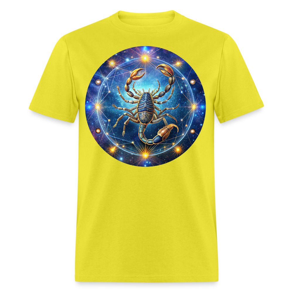 Men's Symbol Scorpio Classic T-Shirt - yellow