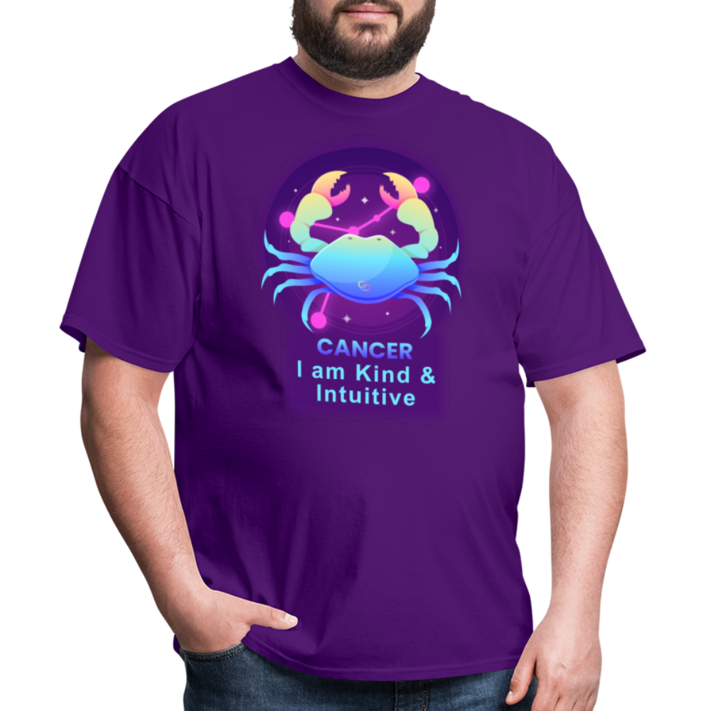 Men's Neon Cancer Classic T-Shirt - purple