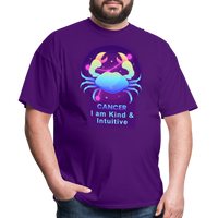 Thumbnail for Men's Neon Cancer Classic T-Shirt - purple