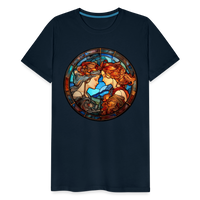 Thumbnail for Men's Mosaic Gemini Premium T-Shirt - deep navy