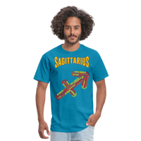 Thumbnail for Men's Power Words Sagittarius Classic T-Shirt - turquoise