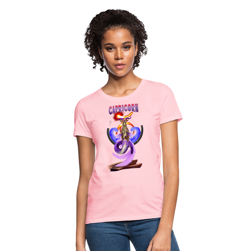 Astral Capricorn Women's T-Shirt - pink