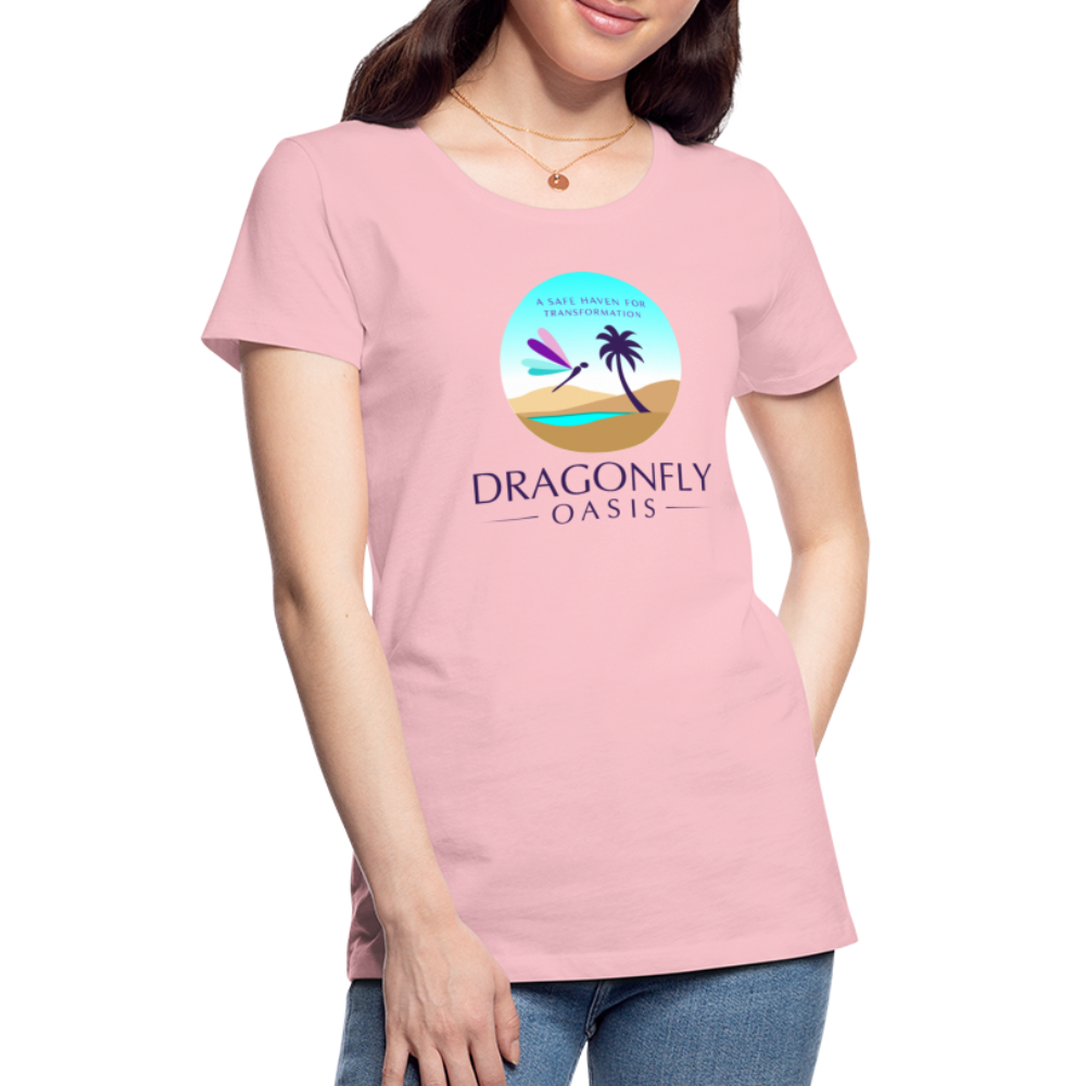 Women's Dragonfly Oasis V.1 Premium T-Shirt - pink