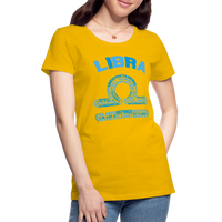 Thumbnail for Women's Power Words Libra Premium T-Shirt - sun yellow