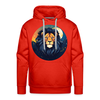 Thumbnail for Men’s Mystic Leo Premium Hoodie - red