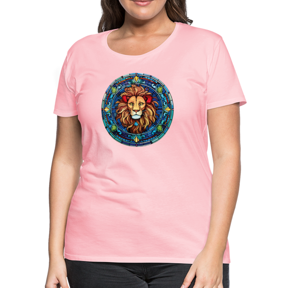 Women's Mosaic Leo Premium T-Shirt - pink