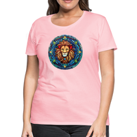 Thumbnail for Women's Mosaic Leo Premium T-Shirt - pink