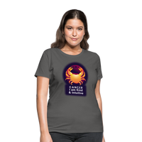 Thumbnail for Women's Glow Cancer T-Shirt - charcoal