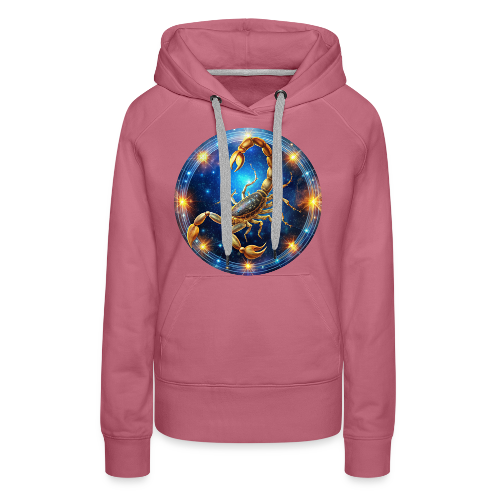 Women’s Mystic Scorpio Premium Hoodie - mauve