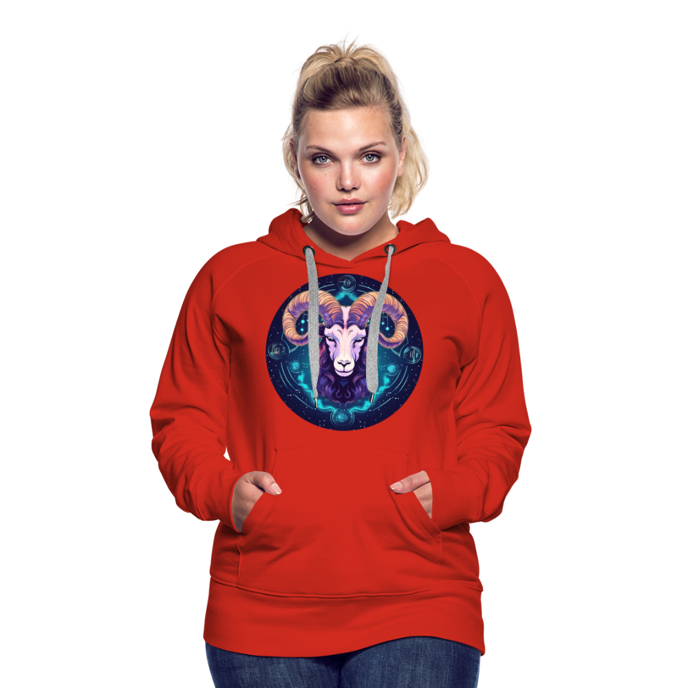 Women’s Magic Capricorn Premium Hoodie - red