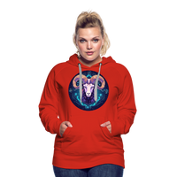 Thumbnail for Women’s Magic Capricorn Premium Hoodie - red