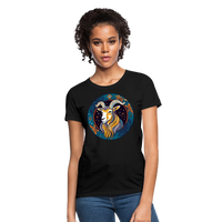 Thumbnail for Women's Mythical Capricorn T-Shirt - black