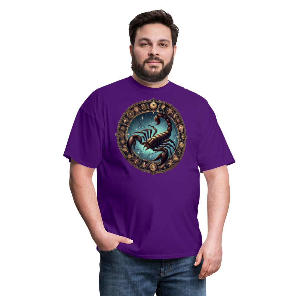 Men's Mythical Scorpio Classic T-Shirt - purple