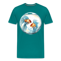 Thumbnail for Men's Mythical Pisces Premium T-Shirt - teal