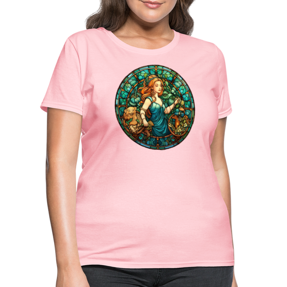 Women's Mosaic Virgo T-Shirt - pink