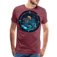 Thumbnail for Men's Magic Sagittarius Premium T-Shirt - heather burgundy