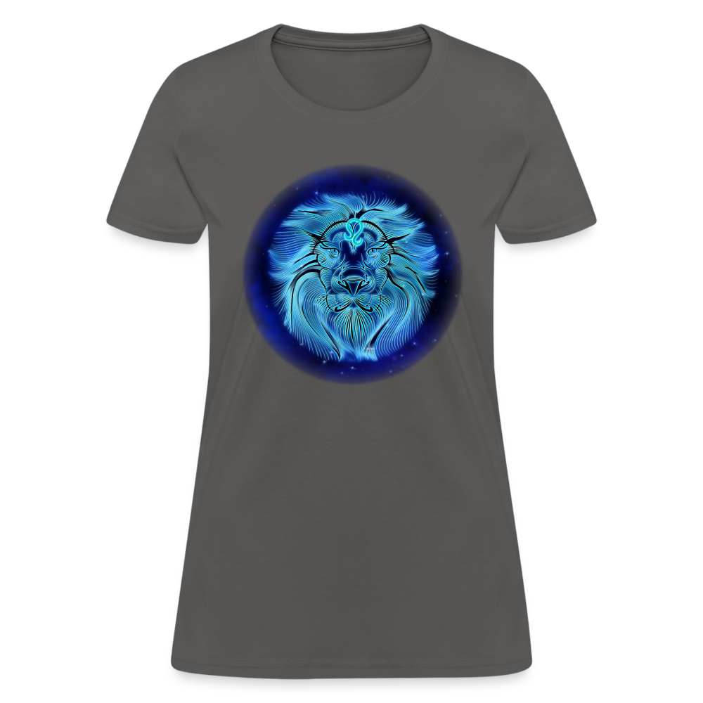 Women's Stellar Leo T-Shirt - charcoal