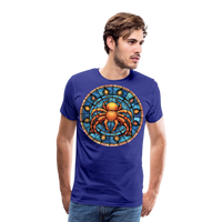 Thumbnail for Men's Mosaic Cancer Premium T-Shirt - royal blue