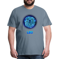 Thumbnail for Men's Leo Premium T-Shirt - steel blue