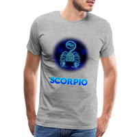 Thumbnail for Men's Scorpio Premium T-Shirt - heather gray