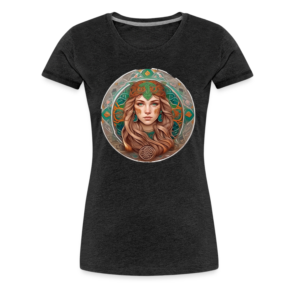 Women’s Mythical Virgo Premium T-Shirt - charcoal grey