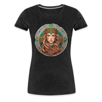 Thumbnail for Women’s Mythical Virgo Premium T-Shirt - charcoal grey