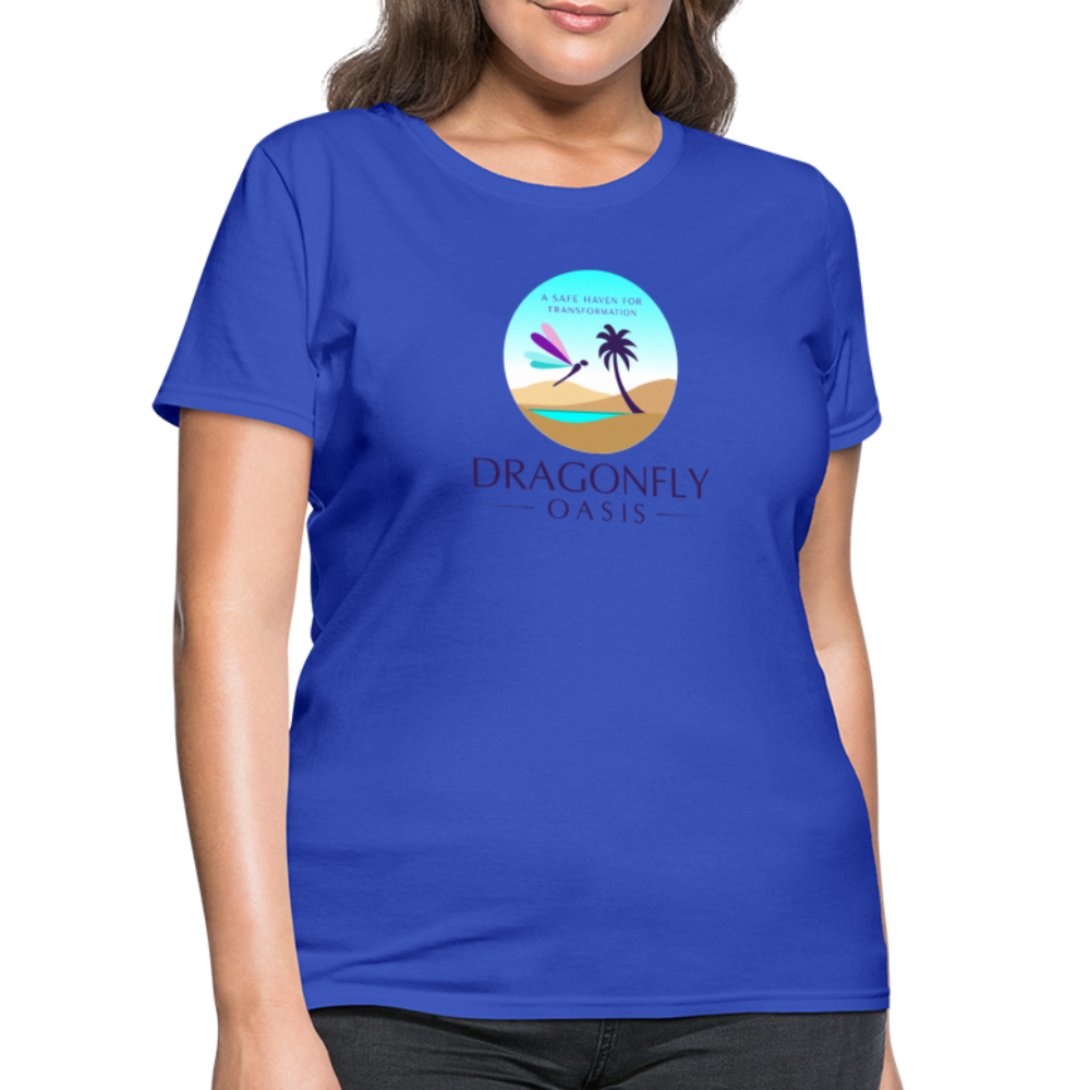 Women's Dragonfly Oasis V.1 Capricorn T-Shirt - royal blue