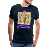 Thumbnail for Men's Mythical Virgo Premium T-Shirt - deep navy