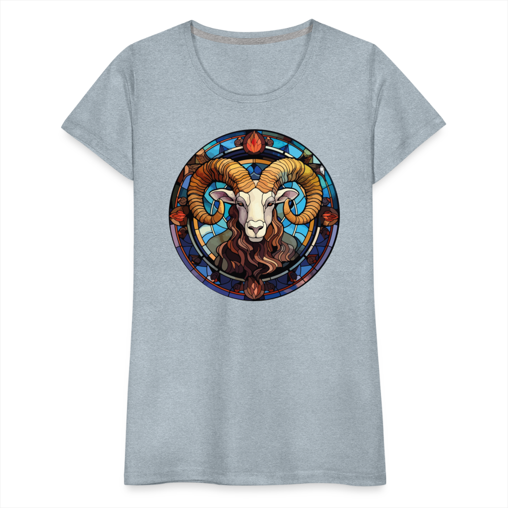 Women’s Mosaic Aries Premium T-Shirt - heather ice blue