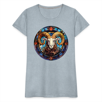 Thumbnail for Women’s Mosaic Aries Premium T-Shirt - heather ice blue