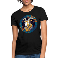 Thumbnail for Women's Mythical Capricorn T-Shirt - black