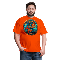 Thumbnail for Men's Mosaic Pisces Classic T-Shirt - orange